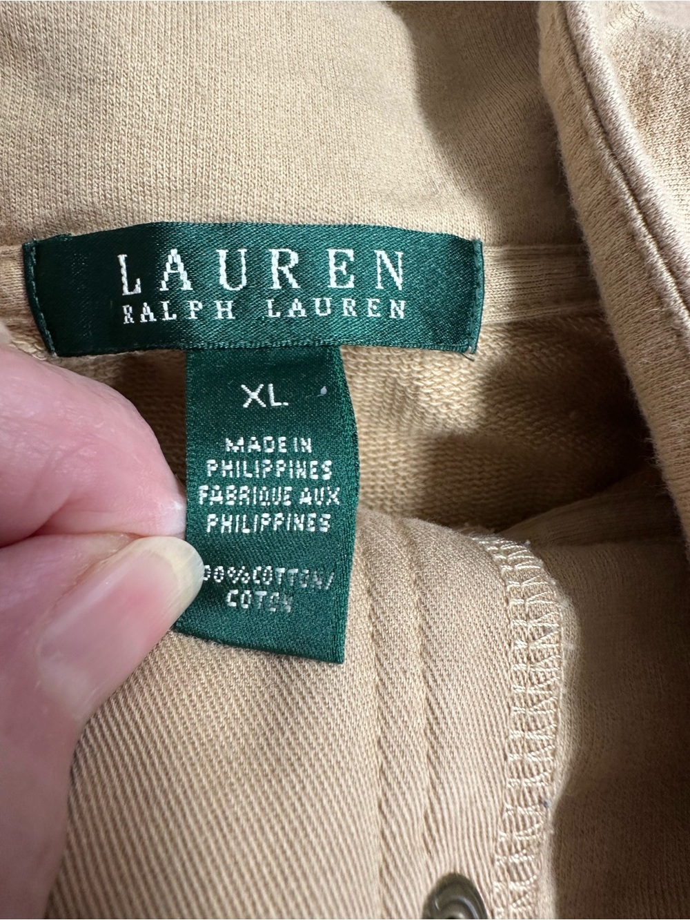Lauren Ralph Lauren Tan Utility Jacket - Picture 10 of 10